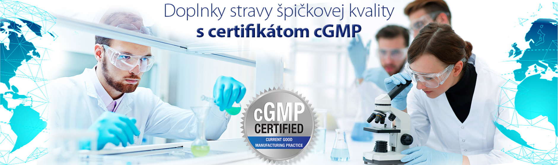 Doplnky stravys certifikátom cGMP