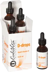CaliVita D-Drops tekutý vitamín D 4 x 30ml